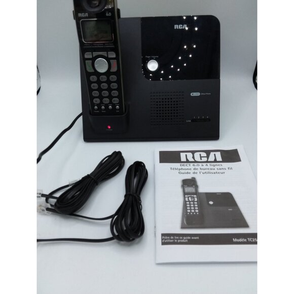 RCA Visys 4 Line Business Cordless Office Phone TC25420 with Box - Picture 15 of 15